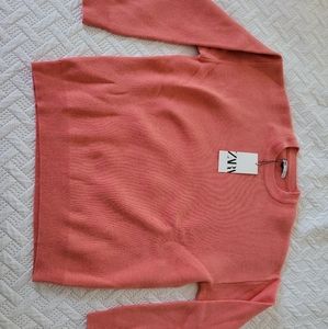 Zara sweater nylon and wool